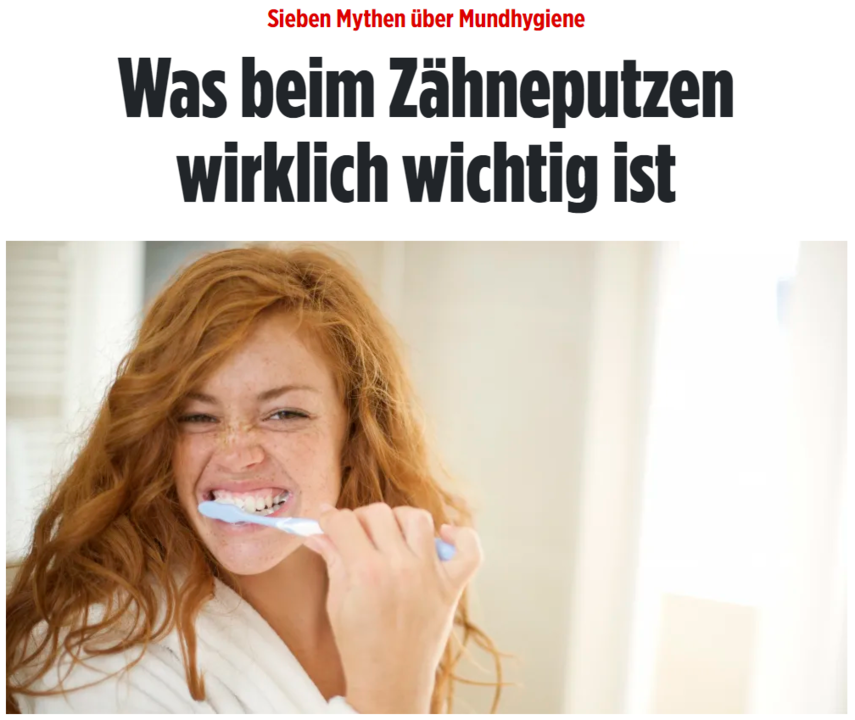 Was beim Zähneputzen wirklich wichtig ist